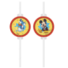 Disney Mickey Disney Mickey Jump Into Fun papír szívószál, 4 db-os szett FSC