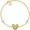 Disney Mickey egér aranyozott ezüst gyermek karkötő BS00073YZWL-55.CS