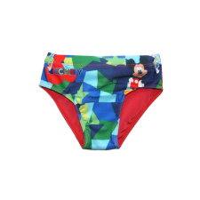 Disney Mickey egér fürdő alsó kisfiúknak - Mickey felirattal - piros - 98 gyerek fürdőruha
