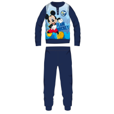  Disney Mickey egér polár pizsama - téli vastag gyerek pizsama - sötétkék - 128