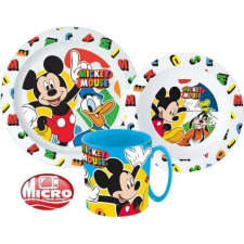Disney Mickey étkészlet, micro műanyag szett babaétkészlet