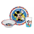 Disney Mickey étkészlet, micro műanyag szett - díszdobozban