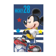 Disney Mickey Football Blue kéztörlő arctörlő, törölköző 35x65cm lakástextília