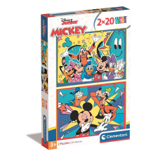 Disney Mickey Laughing 2x20 db-os puzzle Clementoni puzzle, kirakós