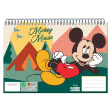 Disney Mickey Nature A/4 spirál vázlatfüzet, 30 lapos füzet