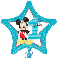  Disney Mickey Star fólia lufi 43 cm party kellék