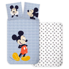 Disney Mickey Strip gyerek ágyneműhuzat 100×140 cm, 40×45 cm lakástextília