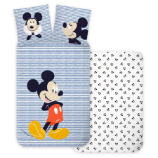 Disney Mickey Strip gyerek ágyneműhuzat 100×140 cm, 40×45 cm lakástextília