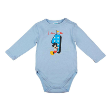 Disney Mickey szülinapos body 1 éves kék (86) kombidressz, body
