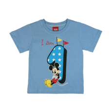 Disney Mickey szülinapos kisfiú póló 1 éves - 86-os méret