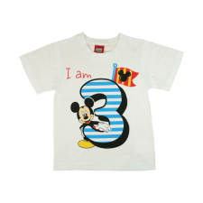 Disney Mickey szülinapos kisfiú póló 3 éves gyerek póló