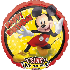  Disney Mickey Zenélő Fólia lufi 71 cm party kellék