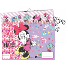 Disney Minnie A/4 spirál vázlatfüzet 40 lapos matricával füzet