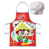  Disney Minnie and Mickey Karácsonyi gyerek kötény 2 darabos szett