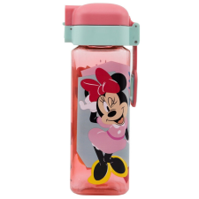 Disney Minnie Being More műanyag szívószálas kulacs akasztóval 550 ml babaétkészlet