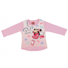  Disney Minnie, belül bolyhos, hosszú ujjú póló (méret: 74-122)