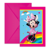 Disney Minnie Disney Minnie Makes Me Smile party meghívó 6 db-os FSC