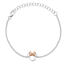 Disney Minnie egér ezüst gyermek karkötő BS00027TL-55.CS karkötő