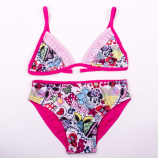 Disney Minnie egér kislány fürdőruha - kétrészes fürdőruha - pink - 122
