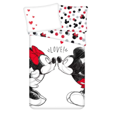 Disney Minnie és Mickey ágyneműhuzat love szív 140x200cm 70x90cm lakástextília