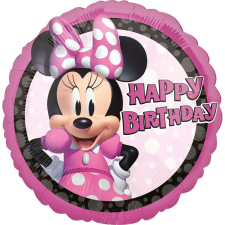 Disney Minnie fólia lufi 43 cm fekete party kellék