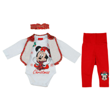 Disney Minnie karácsonyi 4 részes baba szett - 80-as méret babaruha szett