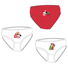  Disney Minnie karácsonyi gyerek fehérnemű, bugyi 3 darab/csomag