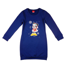 Disney Minnie karácsonyi mintával nyomott lányka pamut ruha - 116-os méret lányka ruha