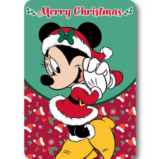 Disney Minnie Merry Moments Karácsony polár takaró 100x140cm lakástextília