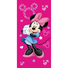  Disney Minnie Pink Star fürdőlepedő, strand törölköző 70x140cm babatörülköző, kifogó