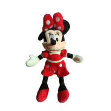 Disney Minnie Plüss - Minnie egér plüss, piros plüssfigura