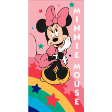  Disney Minnie Rainbow Star fürdőlepedő, strand törölköző 70x140 cm babatörülköző, kifogó