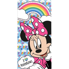 Disney Minnie Rainbows fürdőlepedő, strand törölköző 70x140cm lakástextília