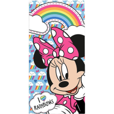 Disney Minnie Rainbows fürdőlepedő, strand törölköző 70x140cm lakástextília