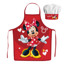 Disney Minnie Red Hearts gyerek kötény 2 darabos szett lakástextília