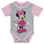 Disney Minnie rövid ujjú body (56) - szürke/rózsaszín