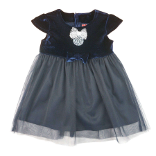  Disney Minnie rövid ujjú| tüllös bársony ruha (méret: 74-116) lányka ruha
