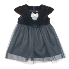  Disney Minnie rövid ujjú| tüllös bársony ruha (méret: 74-116)