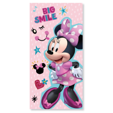 Disney Minnie Smile fürdőlepedő, strand törölköző 70x137 cm (Fast Dry) babatörülköző, kifogó
