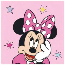 Disney Minnie Star kéztörlő, arctörlő, törölköző 30x30 cm Nr1 lakástextília