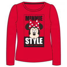 Disney Minnie Style Red gyerek hosszú póló, felső 5 év / 110 cm