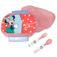 Disney Minnie Summer szendvicsdoboz + evőeszköz szett babaétkészlet