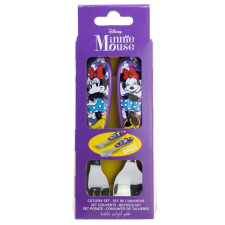 Disney Minnie Sunshine fém ergo evőeszköz készlet - 2 darabos babaétkészlet