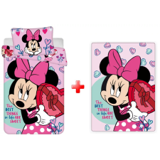 Disney Minnie Sweets gyerek ágyneműhuzat és polár takaró szett lakástextília