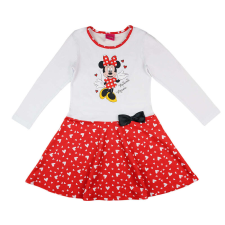 Disney Minnie szívecskés hosszú ujjú ruha - 74-es méret babaruha szett
