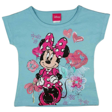 Disney Minnie szíves virágos lányka póló - 128-as méret gyerek póló