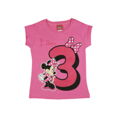Disney Minnie szülinapos kislány póló 3 éves - 104-es méret