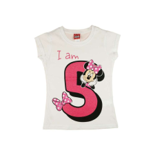Disney Minnie szülinapos kislány póló 5 éves - 110-es méret gyerek póló