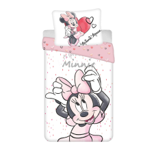 Disney Minnie White ágyneműhuzat 140×200cm, 70×90 cm lakástextília