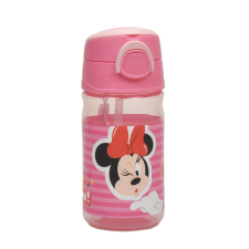 Disney Minnie Wink műanyag kulacs akasztóval 350 ml kulacs, kulacstartó